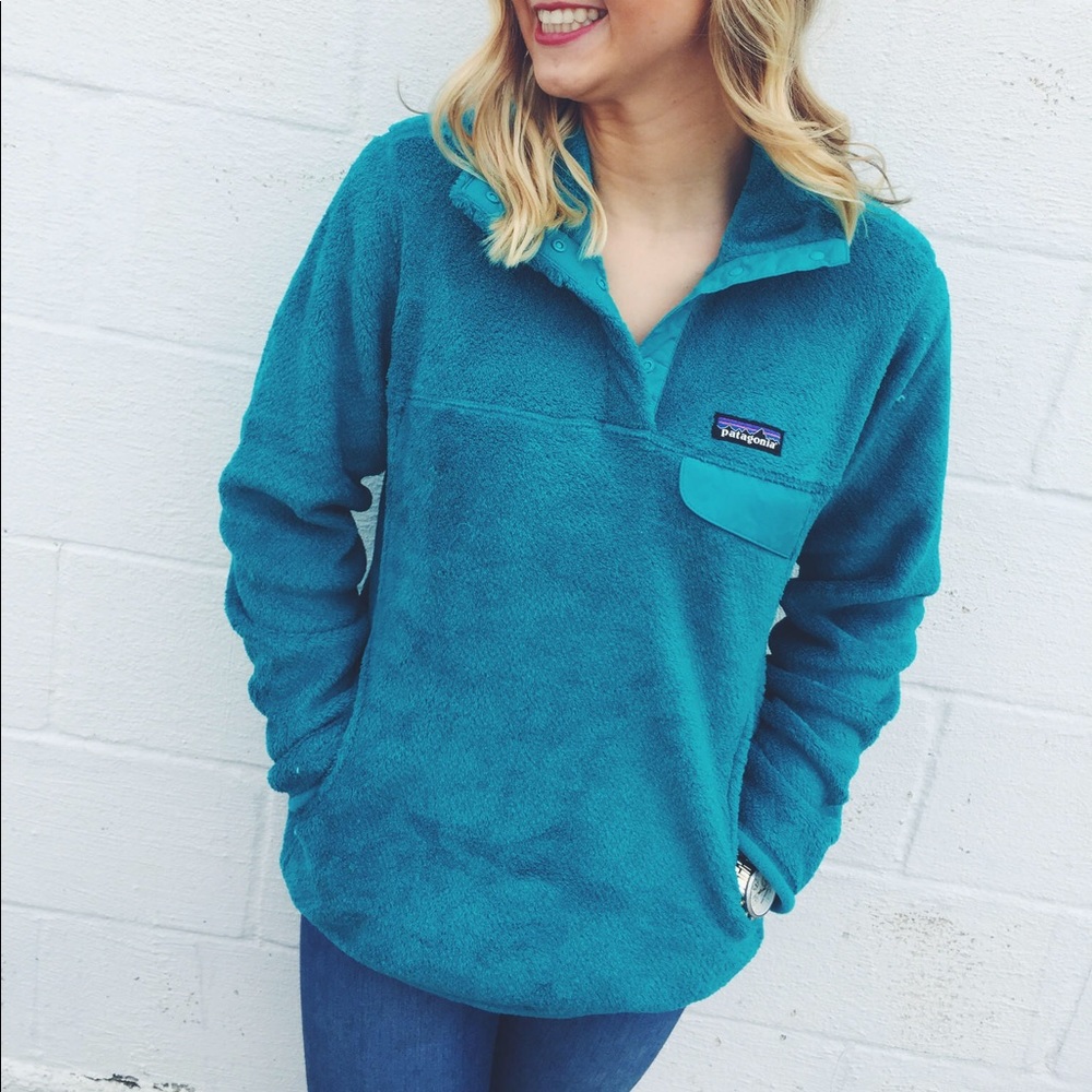 Patagonia re-tool snap T pullover TEAL